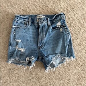 Abercrombie and Fitch High Rise Mom Shorts 4”